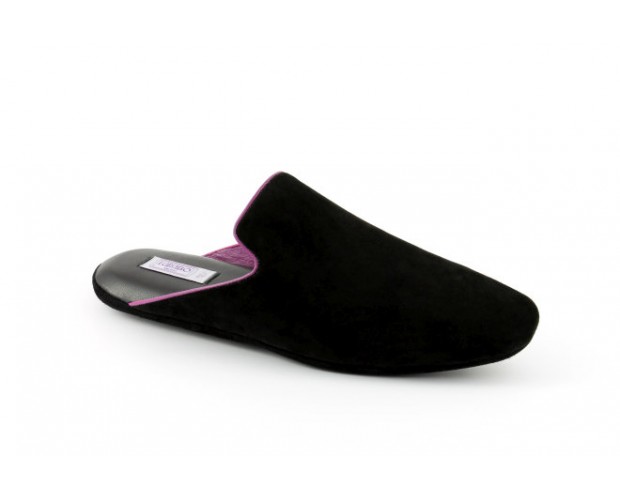 slippers MILANO black suede
