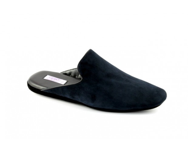 mens blue slippers