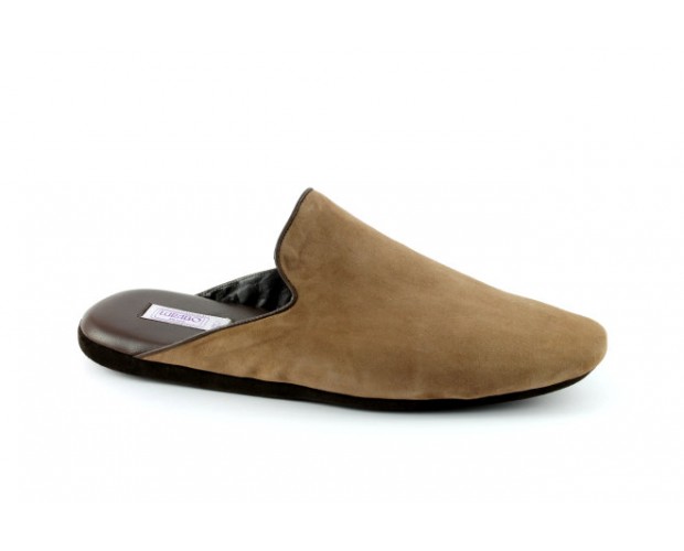 men's slippers MILANO oak suede
